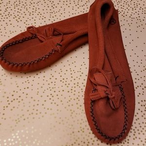 Peace moccasins RED size 10 shoes